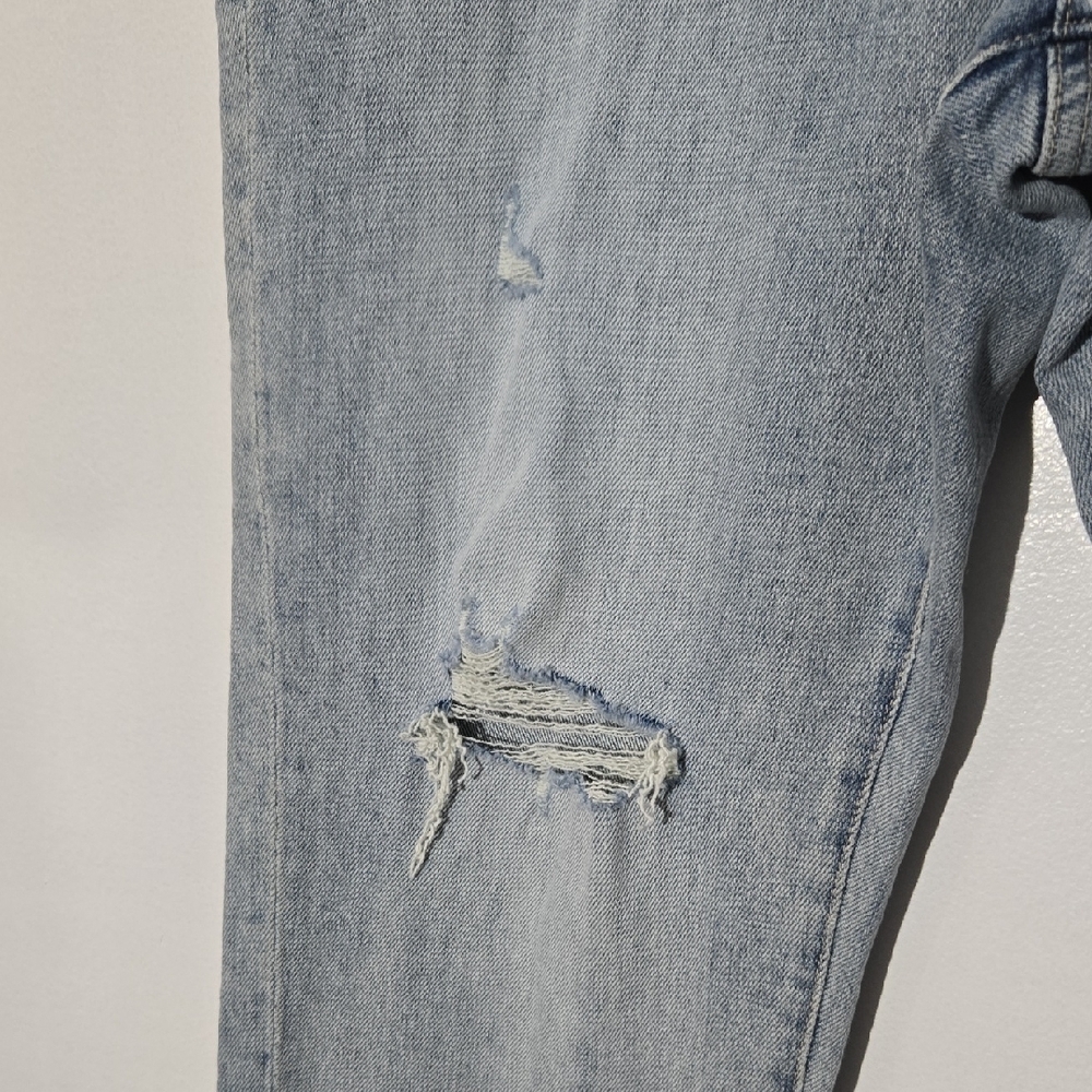 🏠 Pistola Cassie Super High Rise Blue Denim Jeans Size 31 - Picture 9 of 11